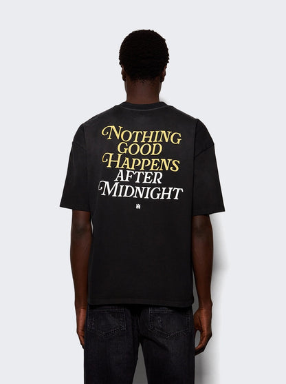 Amiri Nights Oversized Tee - "Black"