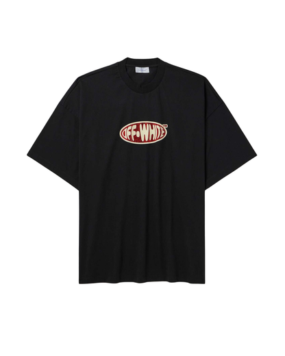 Off-White Crystal Embellished T-Shirt - "Black"