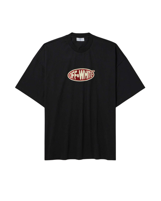 Off-White Crystal Embellished T-Shirt - "Black"